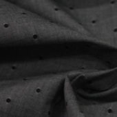 现货色织染色棉麻服装面料