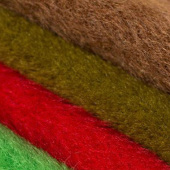 新款推荐30毛70涤阿尔巴卡素色秋冬装布料 高端长毛外套大衣面料