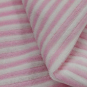 现货全棉染色天鹅绒彩条服装面料