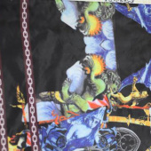 涤棉印花面料 梭织服装面料