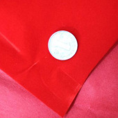 现货全涤染色无纺布植绒服装面料