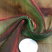 现货全涤染色幻灯丝服装面料