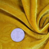 现货全涤染色压花韩国绒服装面料