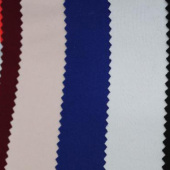 现货全涤染色空气层服装面料