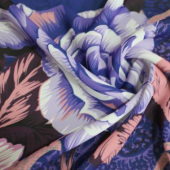 现货全涤数码印花服装面料