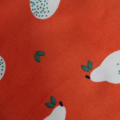 水果花型全棉不倒绒针织服装面料