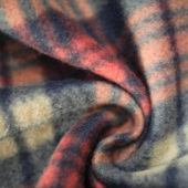 现货染色单面绒服装面料