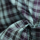 现货色织提花混纺服装面料