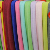 拉菲绒面料 涤纶针织染色男装女装大衣服装面料 多色可选 现货