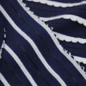 现货色织条纹混纺服装面料