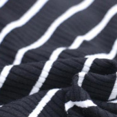 现货色织条纹混纺服装面料