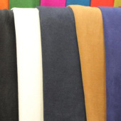 双色顺毛面料 涤棉针织染色男装女装大衣服装面料 现货