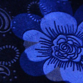 韩国绒印花布 针织服装面料 染色布