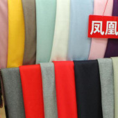 凤凰呢面料 全涤针织染色男装女装大衣秋冬服装面料 现货