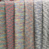 现货染色彩条绒服装面料