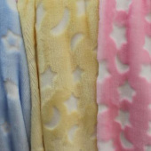 双面素色舒棉绒面料 全涤针织染色大衣面料服装面料 现货