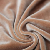 现货染色全涤银狐绒服装面料