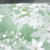 亚麻印花布 数码喷绘 梭织服装面料