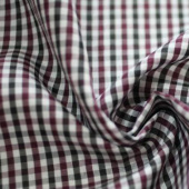 现货全涤格子服装面料