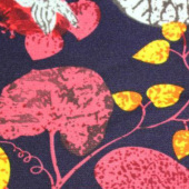 全涤印花面料 涤纶针织印花男装女装服装面料 现货
