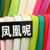 凤凰呢面料 涤纶/毛针织染色服装面料秋冬大衣面料 现货