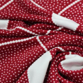 现货印花水晶麻服装面料