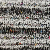 全涤横条色织经编面料服装面料