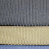 染色针织面料 涤纶针织染色男装女装服装面料 现货