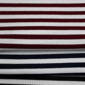 色织针织面料 涤纶针织染色男装女装服装面料 现货