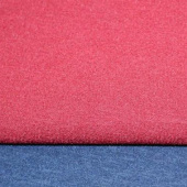 染色针织面料 涤纶针织染色男装女装服装面料 现货