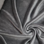 现货染色针织银狐绒服装面料