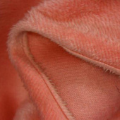 现货热销 短毛绒 染色 全涤 毛毯服装面料