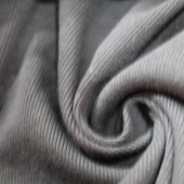 现货染色全棉罗纹服装面料
