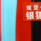 银狐绒面料 100%T针织染色男装女装服装面料秋冬大衣面料 现货