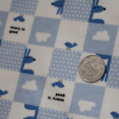 水晶绒印花 全涤针织服装面料