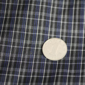 现货印花格子布服装面料