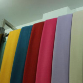 150门幅斜纹顺毛梭织T/R染色拉毛服装布