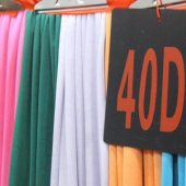 40D经编布针织染色服装面料