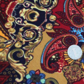 现货热销 全涤 印花 蚂蚁布 服装面料