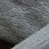 超柔绒 全涤经编服装面料 染色布