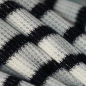 全涤彩条针织汗布卫衣外套服装面料