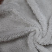 北极绒全涤服装面料针织染色布