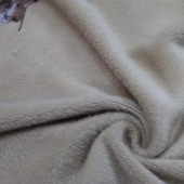 不倒绒全涤针织染色服装面料