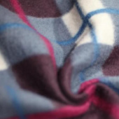 全涤双面绒化纤针织服装染色布