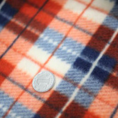 全涤双面绒化纤针织服装染色布