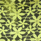现货热销 全涤 欧根纱绣花布 服装面料