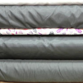 斜纹全涤里子布梭织服装面料染色布