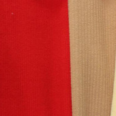 全涤染色针织抽条摇粒绒服装面料