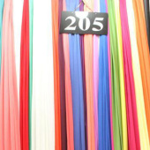 205染色全涤针织服装面料