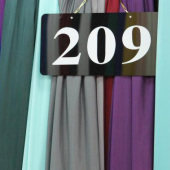 209染色全涤针织服装面料